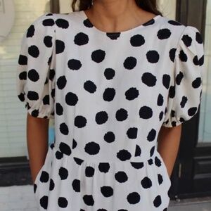 Who what wear polkadot maxi size medium